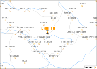 map of Chonta