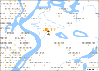 map of Chonta