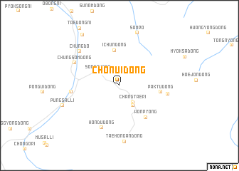 map of Chŏnŭi-dong