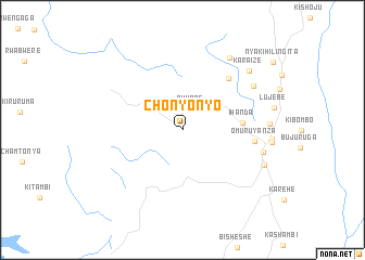 map of Chonyonyo