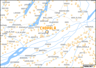map of Chopāla