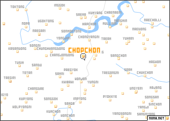 map of Chŏp-ch\