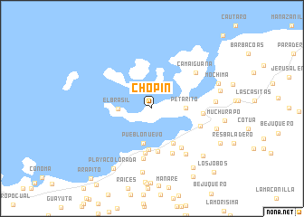 map of Chopín