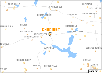 map of Chopmist