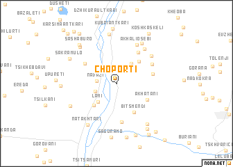 map of Choporti