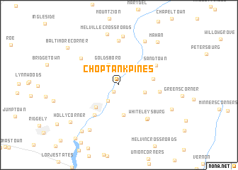 map of Choptank Pines