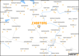 map of Chŏp-tong