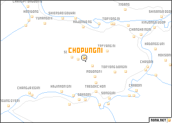 map of Chŏp\