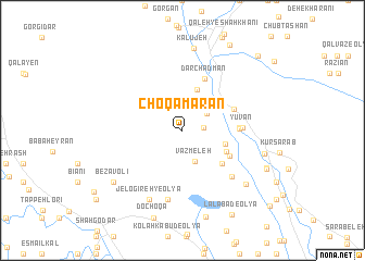 map of Choqā Mārān