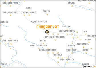 map of Choqā Peyat