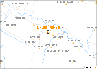 map of Choqāpūkeh