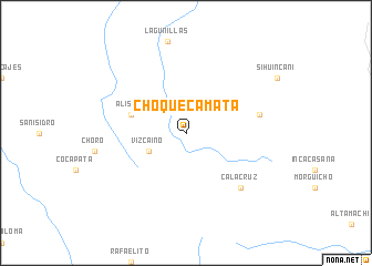 map of Choquecamata