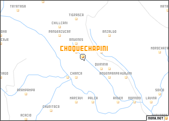 map of Choquechapini