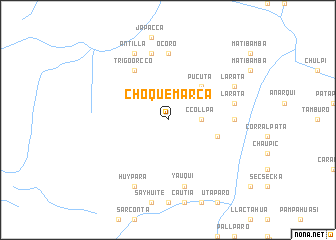 map of Choquemarca