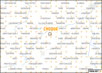 map of Choque