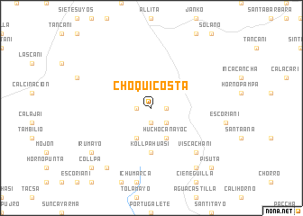 map of Choquicosta