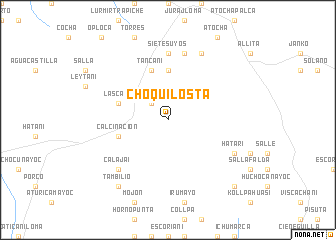 map of Choquilosta