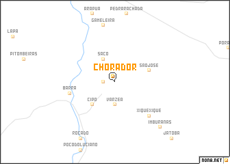 map of Chorador