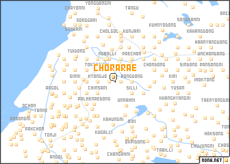 map of Chŏrarae