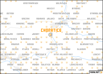 map of Choratice