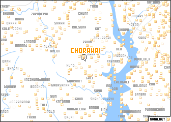 map of Chorāwai