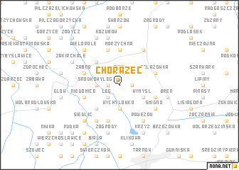 map of Chorążec