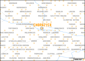 map of Chorążyce