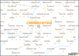 map of Chorbadzhiysko