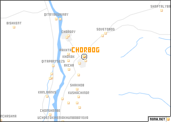 map of Chorbog