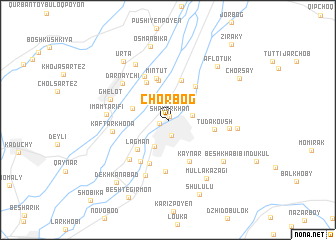 map of Chorbog