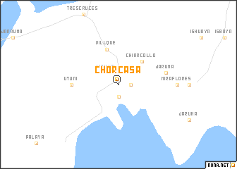 map of Chorcasa