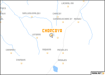 map of Chorcoya