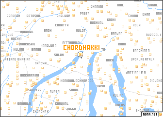 map of Chor Dhakki