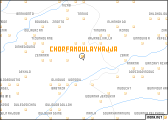 map of Chorfa Moulay Hajja
