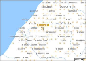 map of Chorfa