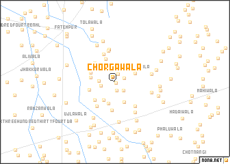 map of Chorgawāla