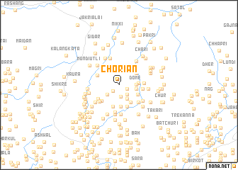 map of Choriān