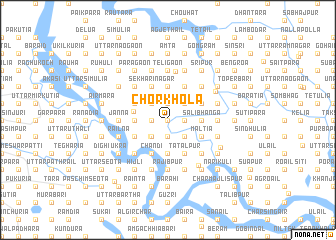 map of Chorkhola