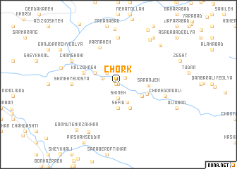 map of Chork