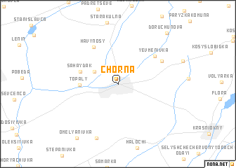 map of Chorna