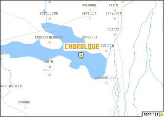 map of Chorolque