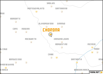 map of Chorona