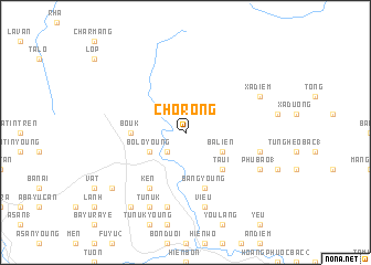 map of Cho Rong