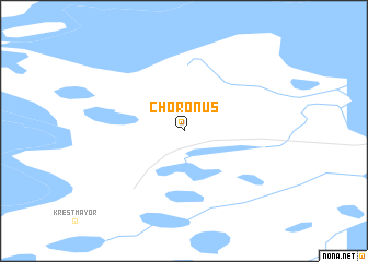map of Choronus