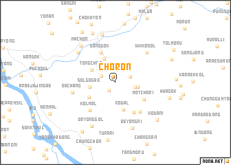 map of Chŏron