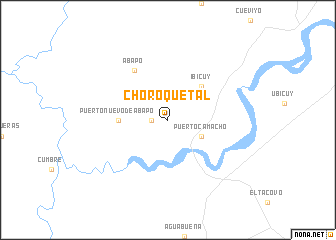 map of Choroquetal