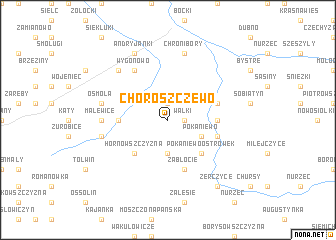 map of Choroszczewo