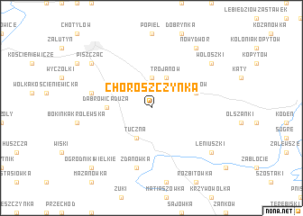 map of Choroszczynka