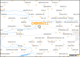 map of Choroszcz