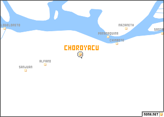 map of Choroyacu